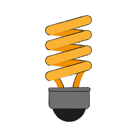 Spiral bulb light icon vector illustration graphic designのイラスト素材