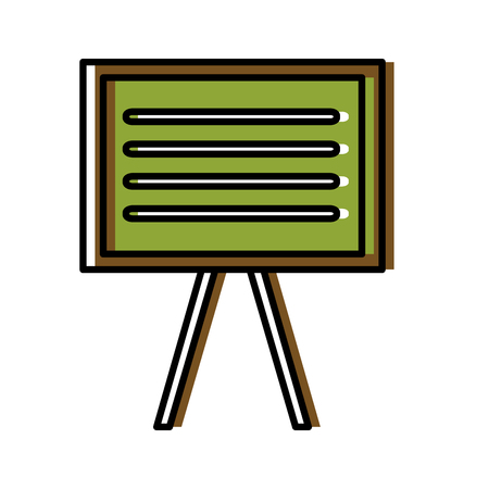 Blackboard education isolated icon vector illustration graphic designのイラスト素材