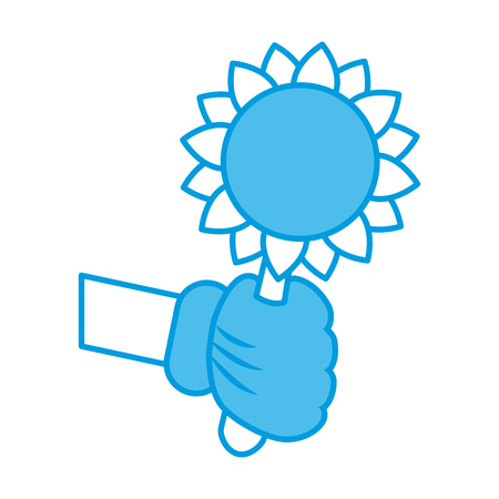 Hand glove cartoon icon vector illustration graphic designのイラスト素材