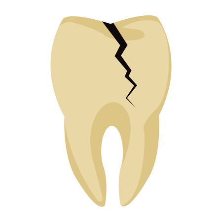 Tooth broken symbol icon vector illustration graphic designのイラスト素材
