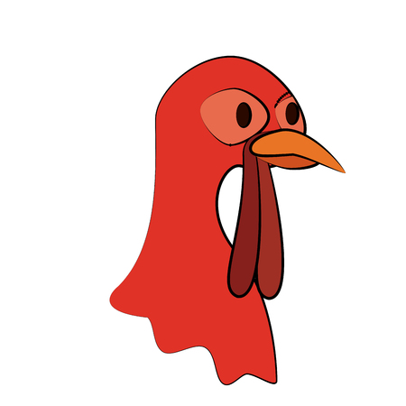 turkey animal icon image vector illustration designのイラスト素材
