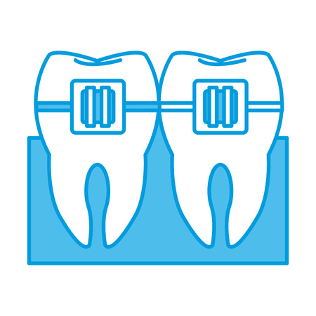 Teeths and dental care icon vector illustration graphic designのイラスト素材