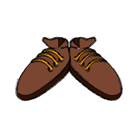 Sport sneakers isolated icon vector illustration graphic designのイラスト素材