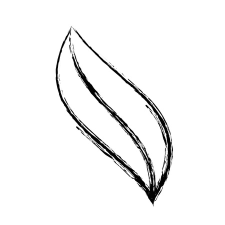 Leaf eco symbol icon vector illustratino graphic designのイラスト素材