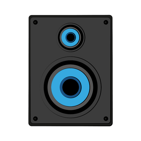single speaker icon image vector illustration designのイラスト素材