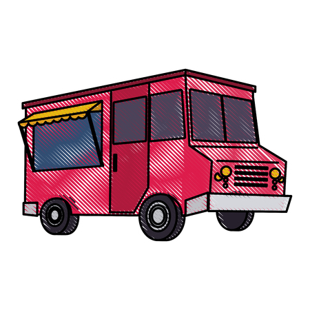 Ice cream van iconのイラスト素材