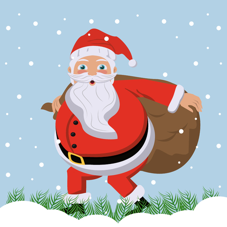 Secret santa cartoon icon vector illustration graphic designのイラスト素材