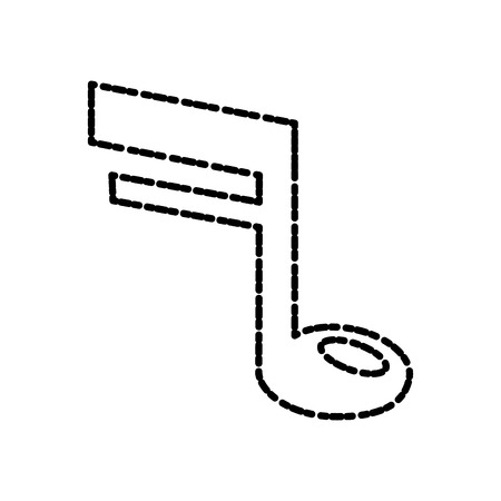 Music note symbol icon vector illustration graphic designのイラスト素材