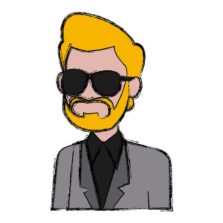 School teacher cartoon icon vector illustration graphic designのイラスト素材