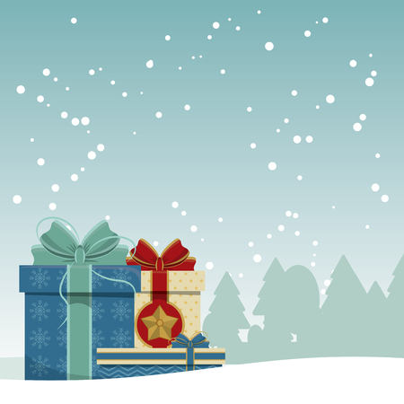 Merry christmas card design icon vector illustration graphic designのイラスト素材