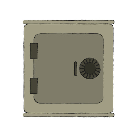 safe box icon image vector illustration designのイラスト素材