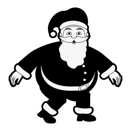 santa claus head cartoon icon image vector illustration designのイラスト素材