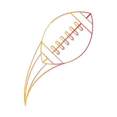 ball american football related icon image vector illustration designのイラスト素材