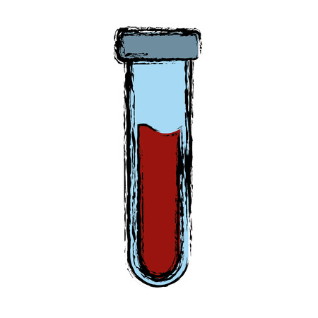 Test tube medical flask icon vector illustration graphic designのイラスト素材