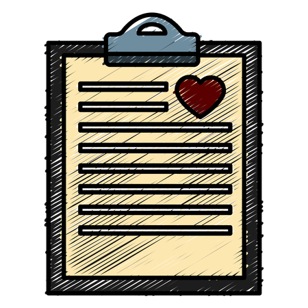 Medical document isolated icon vector illustration graphic designのイラスト素材