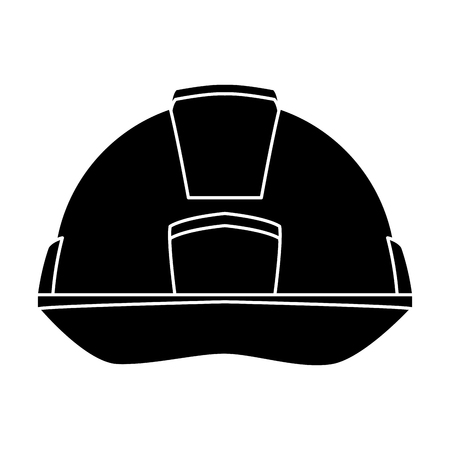 Construction helmet security icon vector illustration graphic designのイラスト素材