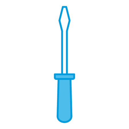 Screwdriver construction tool icon vector illustration graphic designのイラスト素材