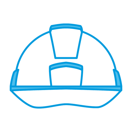 Construction helmet security icon vector illustration graphic designのイラスト素材