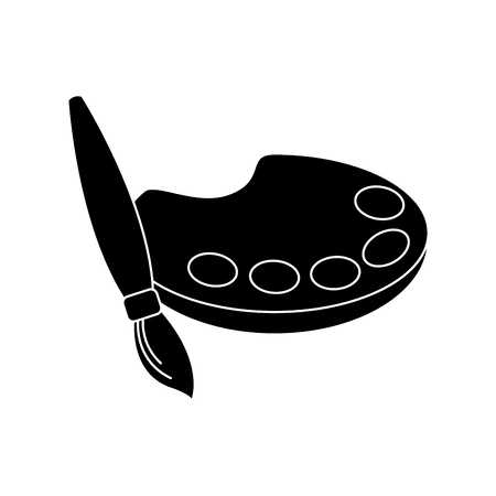Paint brush art icon vector illustration graphic designのイラスト素材