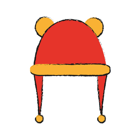 Winter hat icon image vector illustrationのイラスト素材