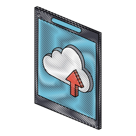 Tablet technology device icon vector illustration graphic designのイラスト素材