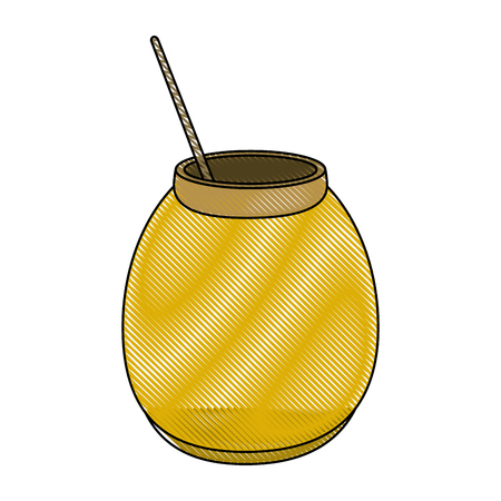 Delicious sweet honey icon.のイラスト素材