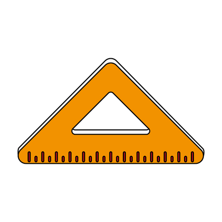 Triangular ruler iconのイラスト素材