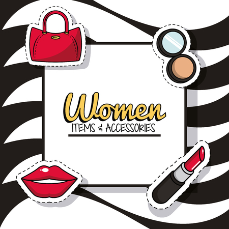 Women fashion accesories icon vector illustration graphic designのイラスト素材