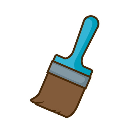 Paint brush construction icon vector illustration graphic designのイラスト素材