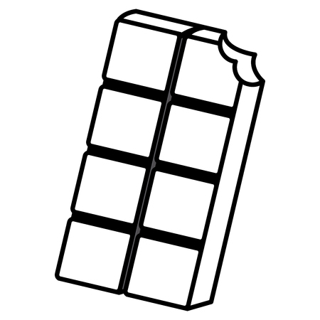 Delicious chocolate bar icon vector illustration graphic design.のイラスト素材