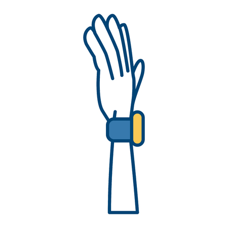 Hand with palm open icon vector illustration graphic designのイラスト素材