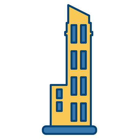 City buildings symbol icon.のイラスト素材