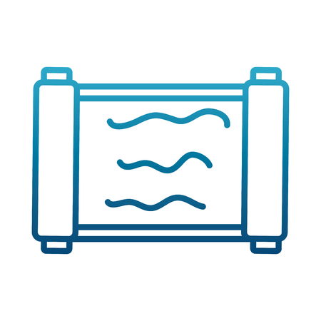 Papyrus old paper icon.のイラスト素材