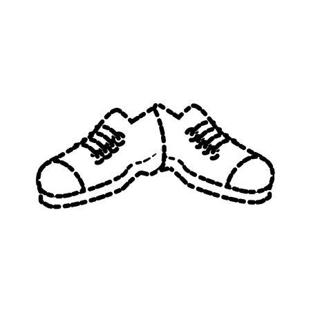 Male shoes footwear icon vector illustration graphic designのイラスト素材