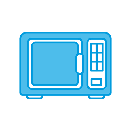 Microwave kitchen appliance icon vector illustration graphic design icon vector illustration graphic designのイラスト素材