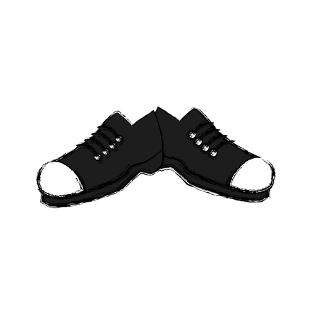 Male shoes footwear icon vector illustration graphic designのイラスト素材