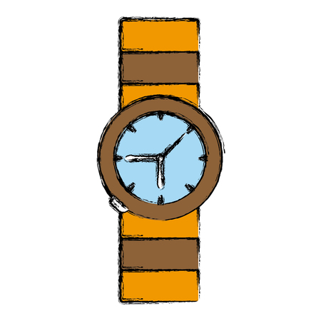 Vintage luxury wristwatch icon vector illustration graphic designのイラスト素材