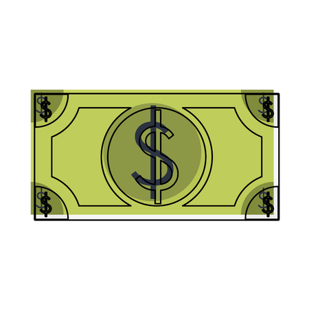 Money bill isolated icon vector illustration graphic designのイラスト素材