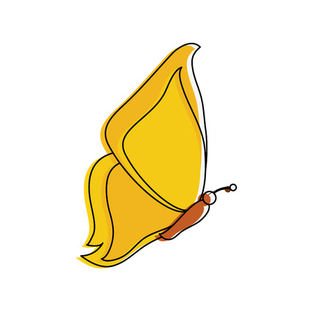 Beautiful buttefly isolated icon vector illustration graphic designのイラスト素材