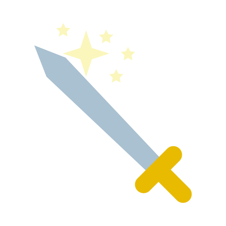 Sword game icon icon vector illustration graphic designのイラスト素材