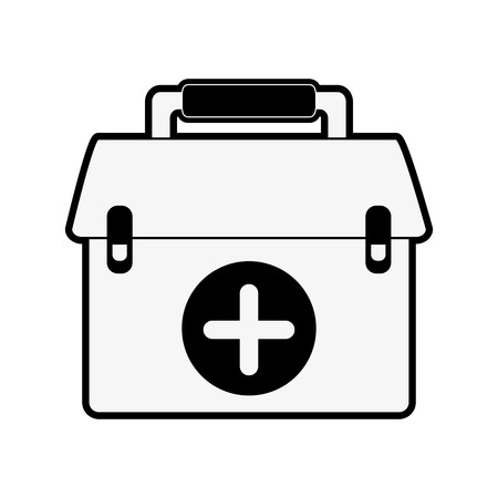 First aids suitcase icon vector illustration graphic designのイラスト素材