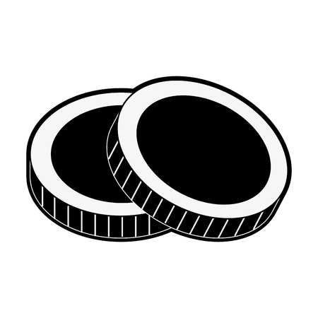 coins game item icon vector illustration graphic designのイラスト素材