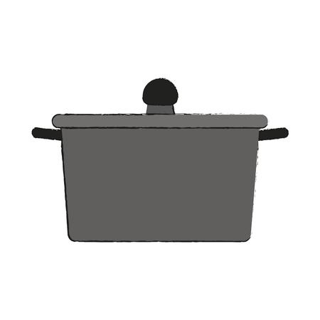 Kitchenware pot utensil Icon vector illustration graphic designのイラスト素材