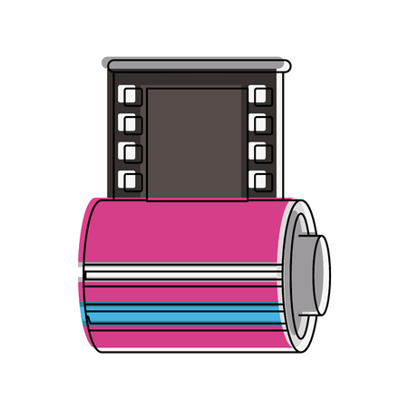 A photographic roll isolated icon vector illustration graphic designのイラスト素材