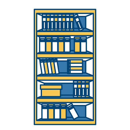 Books on desk icon vector illustration graphic designのイラスト素材