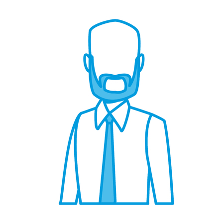 Businessman executive cartoon icon vector illustration graphic designのイラスト素材