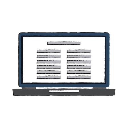 Laptop pc technology icon vector illustration graphic designのイラスト素材