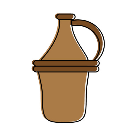 Wine antique jar icon vector illustration graphic designのイラスト素材