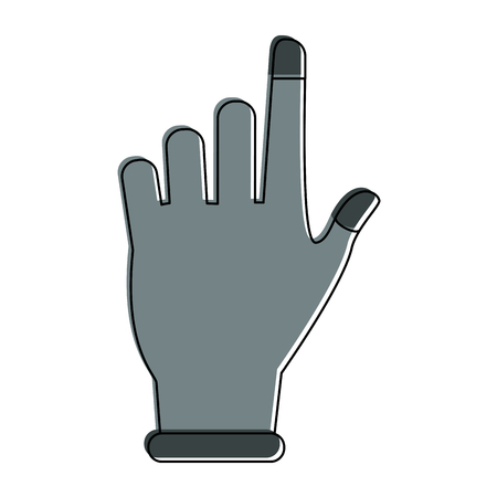 Robot hand technology icon vector illustration graphic designのイラスト素材