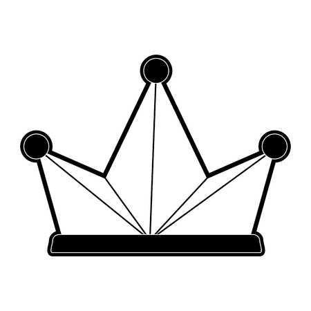 King crown symbol icon vector illustration, graphic design.のイラスト素材